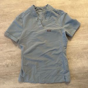 Dusty blue Siaya scrub top